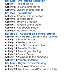 The Kid 2000 Worksheet Activity Booklet