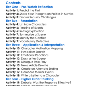 The Kidnapping Of The President 1980 Worksheet Activity Booklet