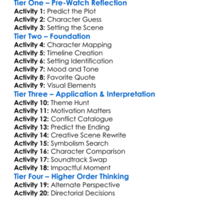 The Kill 3 1998 Worksheet Activity Booklet