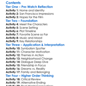 The Last Black Man In San Francisco 2019 Worksheet Activity Booklet