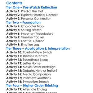 The Last Pow The Bobby Garwood Story 1993 Worksheet Activity Booklet