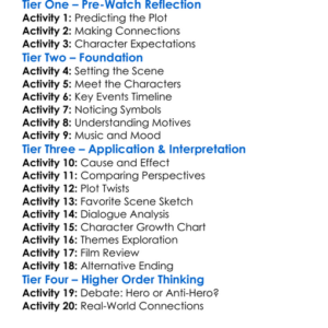 The Last Riders 1992 Worksheet Activity Booklet