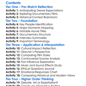The Last Supper The Final Days Of The Italian Cannibal Film 2018 Worksheet Activity Booklet