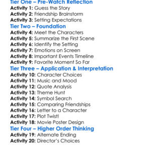 The Lemon Sisters 1989 Worksheet Activity Booklet