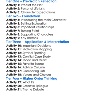 The Life List 2025 Worksheet Activity Booklet