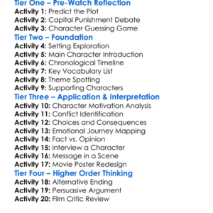 The Life Of David Gale 2003 Worksheet Activity Booklet
