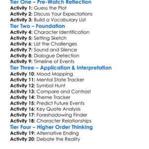 The Lighthouse 2019 Worksheet Activity Booklet