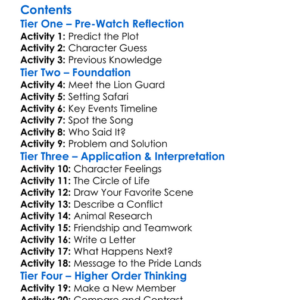 The Lion Guard Return Of The Roar 2016 Worksheet Activity Booklet