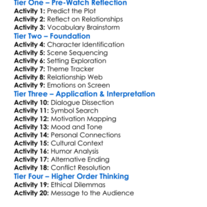The Little Death 2014 Worksheet Activity Booklet