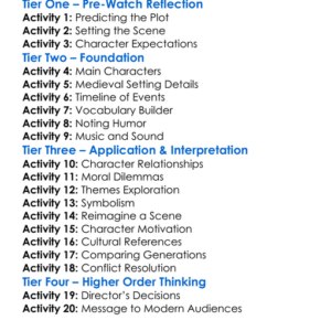 The Little Hours 2017 Worksheet Activity Booklet