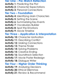 The Locksmith 2023 Worksheet Activity Booklet