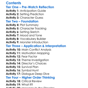 The Long Island Cannibal Massacre 1980 Worksheet Activity Booklet