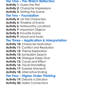 The Lost 2017 Worksheet Activity Booklet