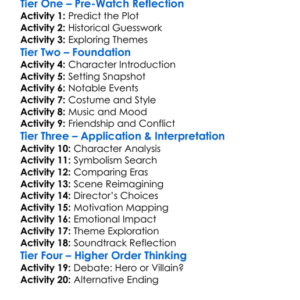 The Loveless 1984 Worksheet Activity Booklet