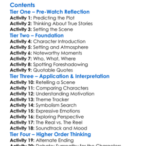 The Lover In The Attic A True Story 2018 Worksheet Activity Booklet