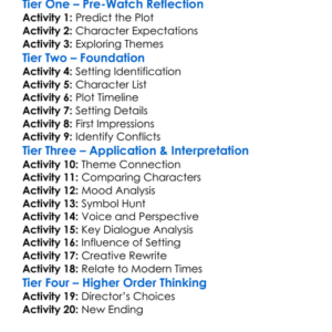 The Mad Whale 2017 Worksheet Activity Booklet