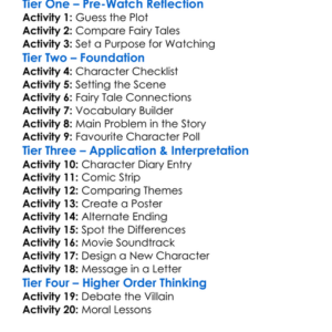 The Magic Riddle 1991 Worksheet Activity Booklet