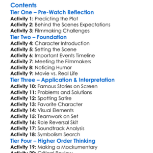 The Making Of And God Spoke 1994 Worksheet Activity Booklet