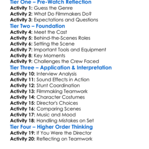The Making Of Exit Wounds 2002 Worksheet Activity Booklet