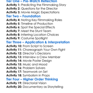 The Making Of Kill Bill Vol 1 2003 Worksheet Activity Booklet