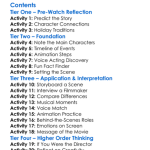 The Making Of Mickeys Christmas Carol 1984 Worksheet Activity Booklet