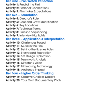 The Making Of The Lost Son 2015 Worksheet Activity Booklet