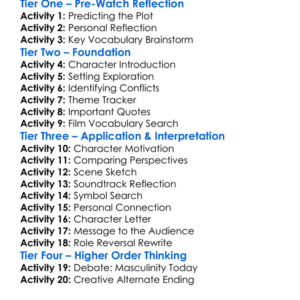 The Masculine Mystique 1984 Worksheet Activity Booklet