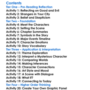 The Master And Margarita Graphic Novel Mikhail Bulgakov Worksheet Activity Booklet