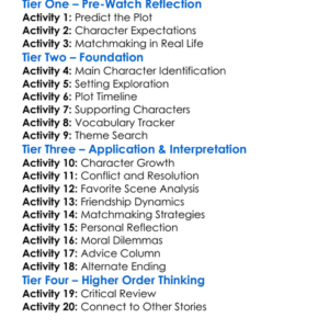 The Matchmakers Playbook 2018 Worksheet Activity Booklet