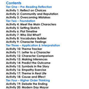 The Mayor Of Casterbridge Thomas Hardy Worksheet Activity Booklet