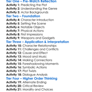 The Mechanic 2011 Worksheet Activity Booklet