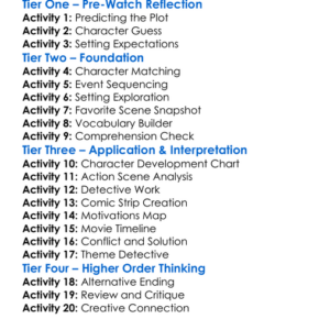 The Medallion 2003 Worksheet Activity Booklet