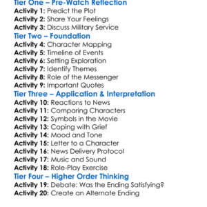 The Messenger 2009 Worksheet Activity Booklet