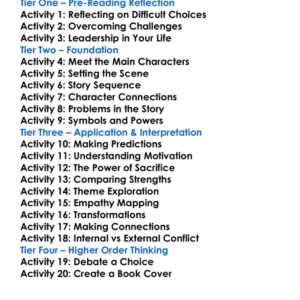 The Midnight Star Marie Lu Worksheet Activity Booklet