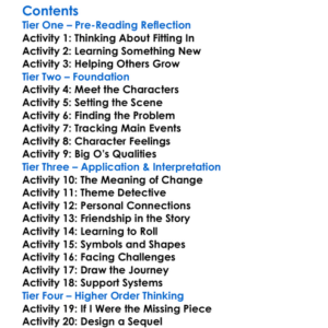 The Missing Piece Meets The Big O Shel Silverstein Worksheet Activity Booklet
