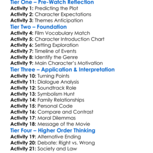 The Mule 2018 Worksheet Activity Booklet