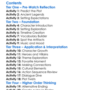 The Mummy Tomb Of The Dragon Emperor 2008 Worksheet Activity Booklet