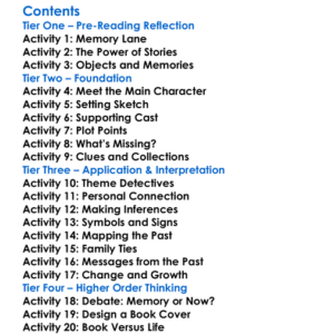 The Mysterious Flame Of Queen Loana Umberto Eco Worksheet Activity Booklet