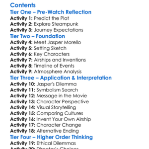 The Mysterious Geographic Explorations Of Jasper Morello 2005 Worksheet Activity Booklet