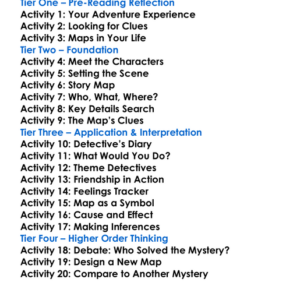 The Mystery Of The Lost Map Worksheet Activity Booklet