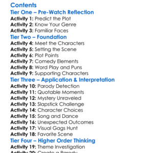 The Naked Gun 2½ The Smell Of Fear 1991 Worksheet Activity Booklet