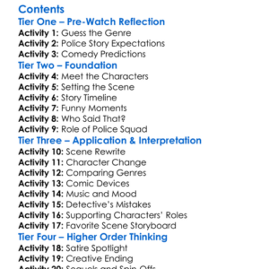 The Naked Gun From The Files Of Police Squad 1988 Worksheet Activity Booklet