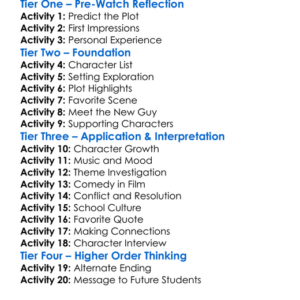 The New Guy 2002 Worksheet Activity Booklet