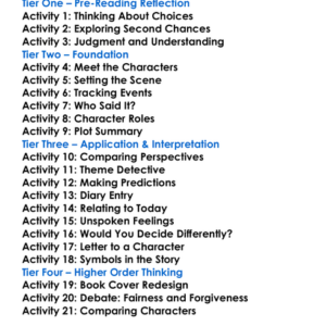 The New Magdalen Wilkie Collins Worksheet Activity Booklet