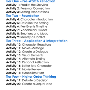 The Next Two Hours 2023 Worksheet Activity Booklet