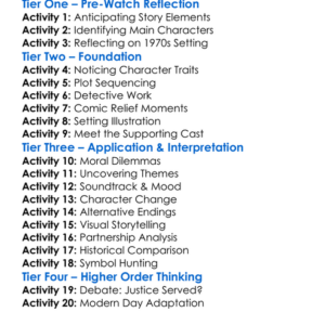 The Nice Guys 2016 Worksheet Activity Booklet