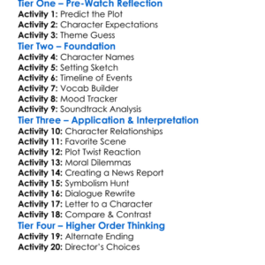The Ninth Passenger 2018 Worksheet Activity Booklet