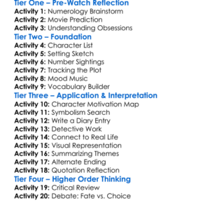 The Number 23 2007 Worksheet Activity Booklet