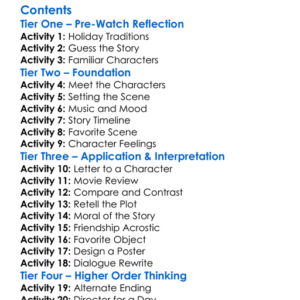 The Nutcracker A Christmas Story 1992 Worksheet Activity Booklet