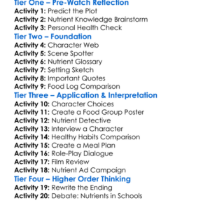The Nutrient Express 2010 Worksheet Activity Booklet